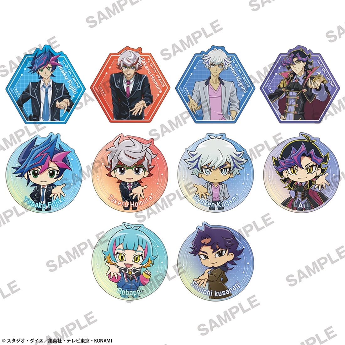 事後受注】 遊☆戯☆王VRAINS ステッカー 共にver. 鴻上了見