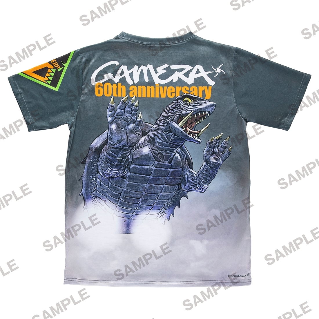 ガメラ60th記念フルグラTシャツ ガメラ3＆昭和ガメラ: グッズ・文具