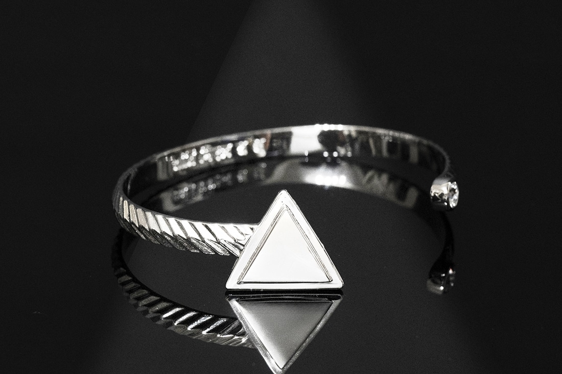 HOLLOOW ブレスレット　オキニス　ジルコニア　silver ホロウ XOLO - ボール リンク ブレスレット / BALL LINK BRACELET -8mm