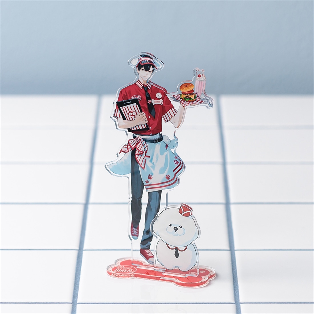 泉月と聡一「Puppy's DINER」 アクリルスタンド 聡一ver.: グッズ