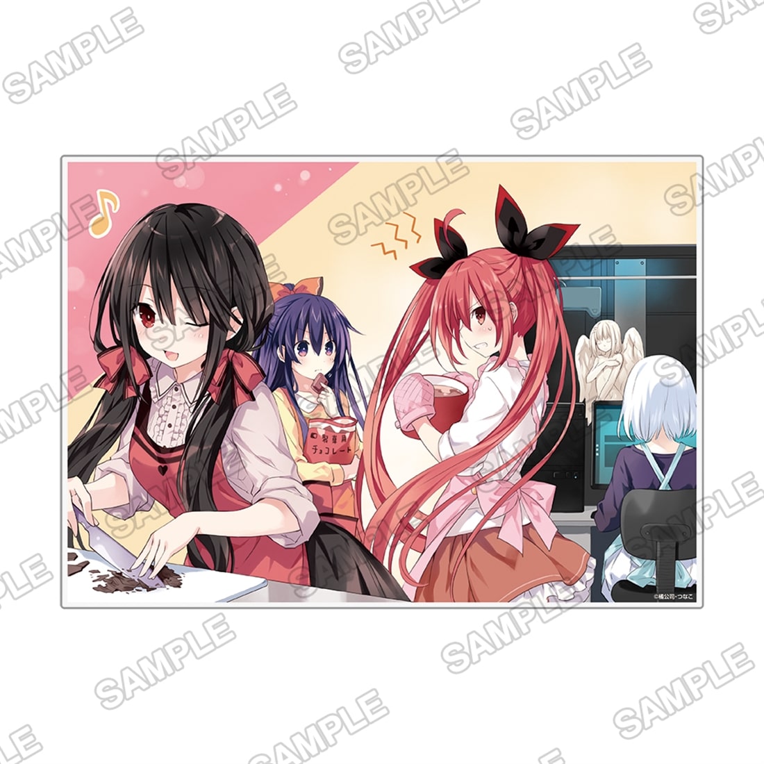 デート・ア・ライブ』アクリルパネル バレンタインVer.: グッズ・文具