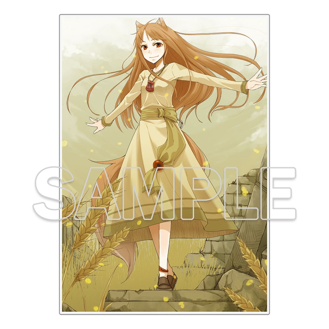 狼と香辛料』原作20周年記念 ビッグアクリルプレート B: グッズ・文具