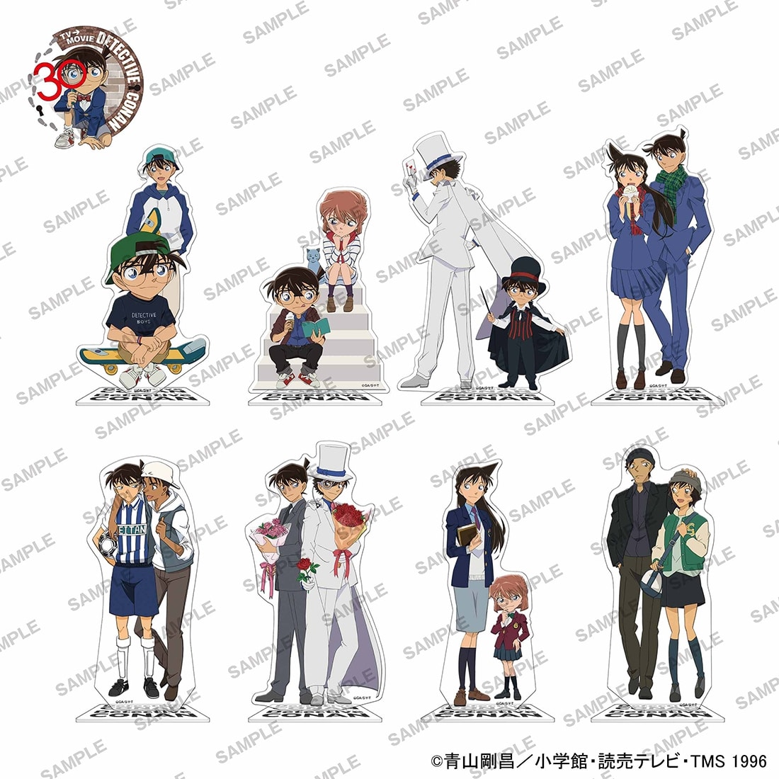 名探偵コナン」アクリルスタンドフィギュア ペア 新一＆平次ver