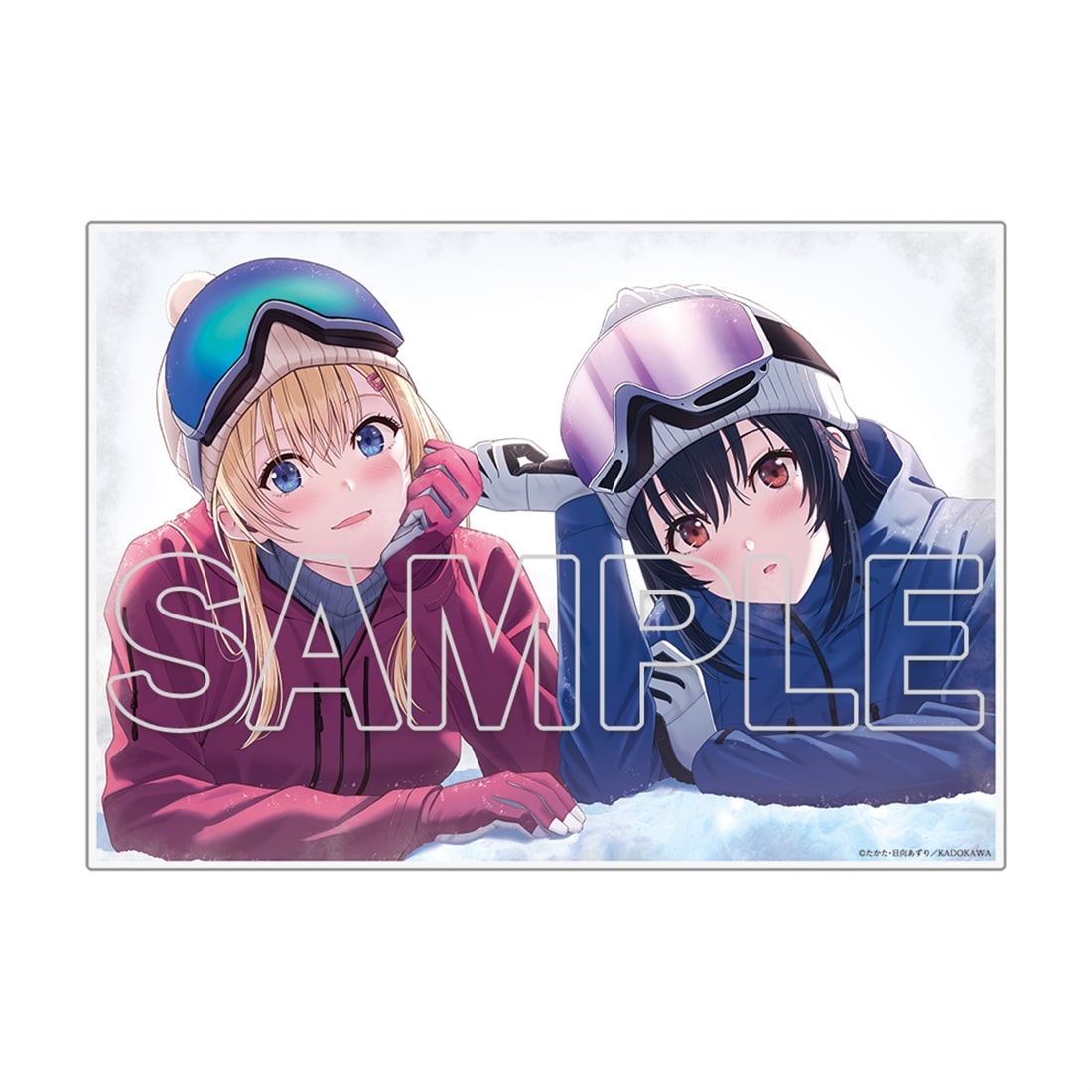 クラスで2番目に可愛い女の子と友だちになった 有償特典 アクリルパネル 4点 クラスで2番目に可愛い女の子と友だちになった』完結記念 アクリル