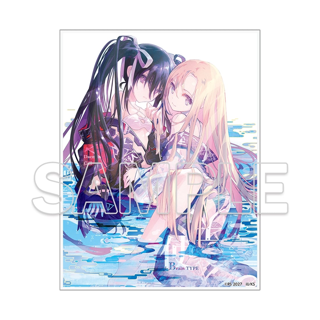 ウィザーズ・ブレイン』25周年記念 アクリルブロック 水着Girls