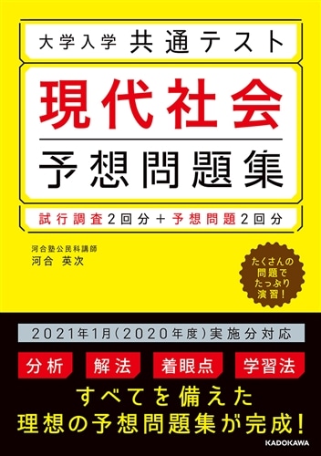 大学入学共通テスト　現代社会予想問題集