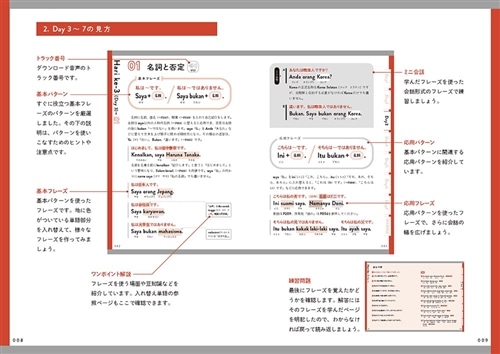 音声DL付 インドネシア語の基本が7日間でわかる本: 本・コミック