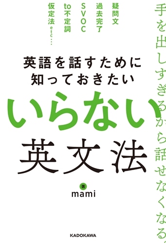 英語を話すために知っておきたい　いらない英文法