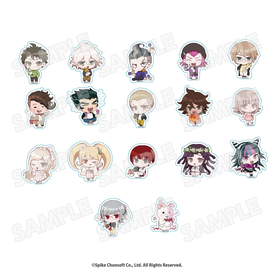 スーパーダンガンロンパ2 コラボ限定 ステッカーセット （17枚入り