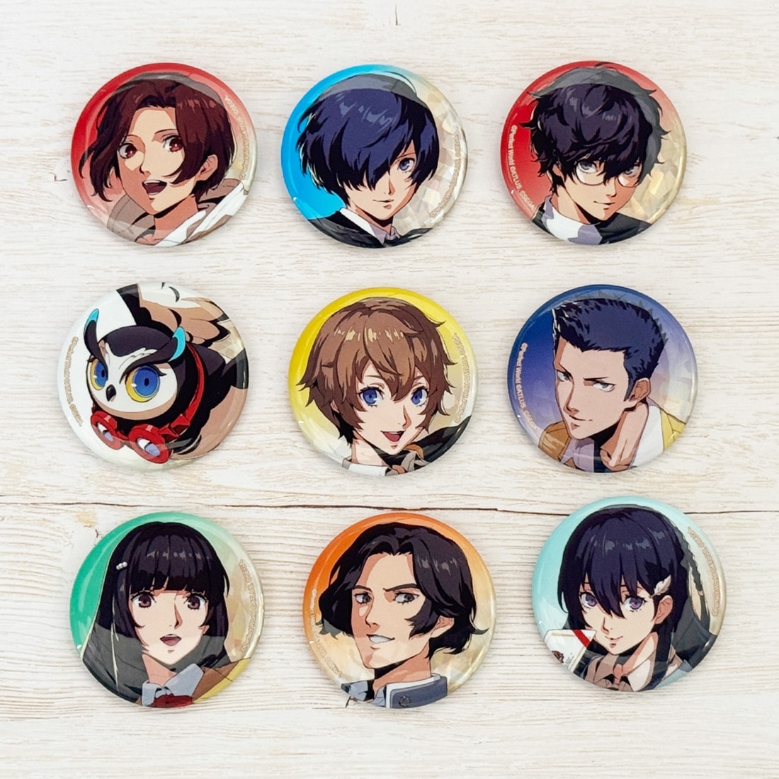 l*)様 ★本日限定★ペルソナ5　主人公　缶バッジ　セット P5X 1周年記念イラスト 缶バッジ（単品）(単品): グッズ・文具