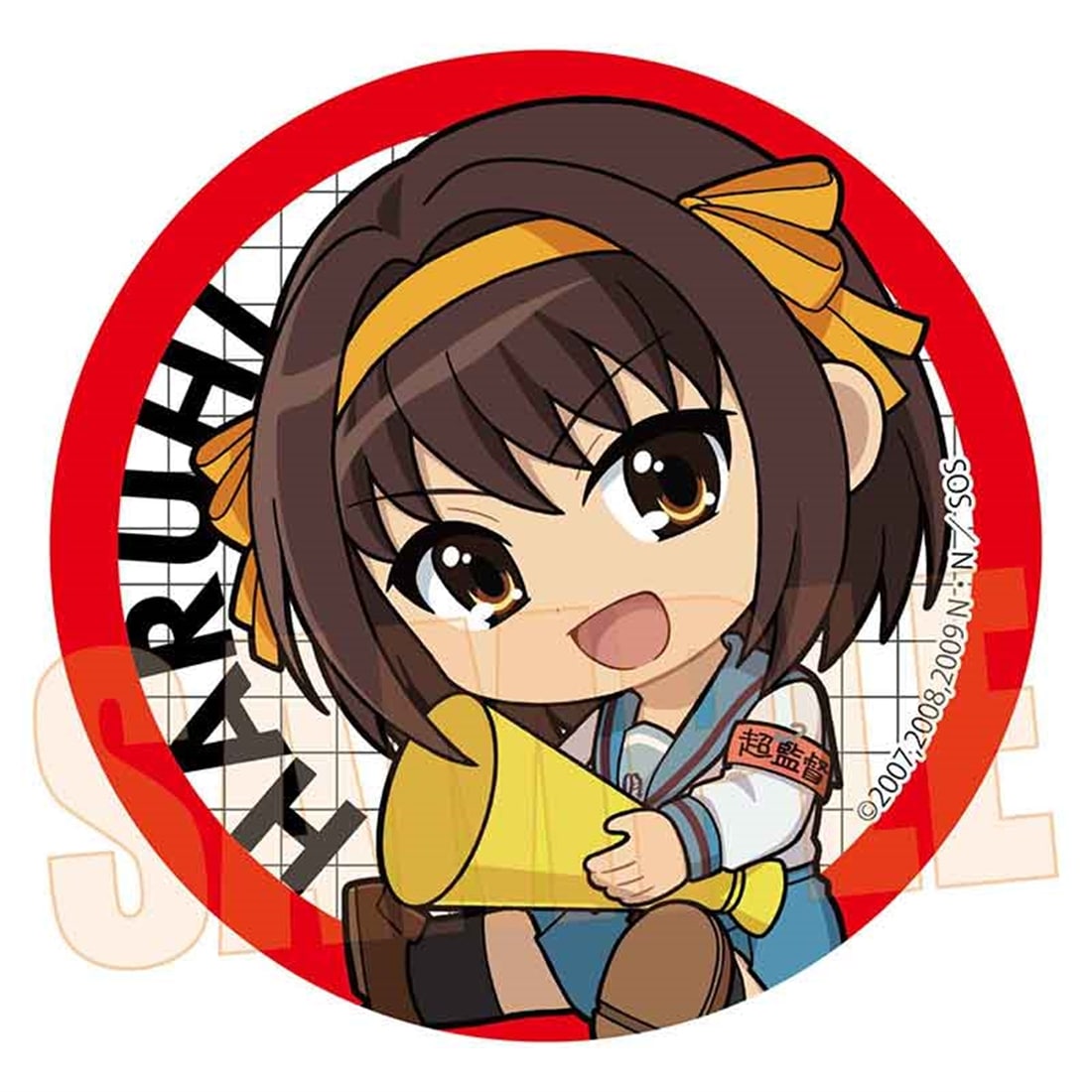 涼宮ハルヒの憂鬱 トレーディング缶バッジ ぎゅぎゅっと 【1BOX