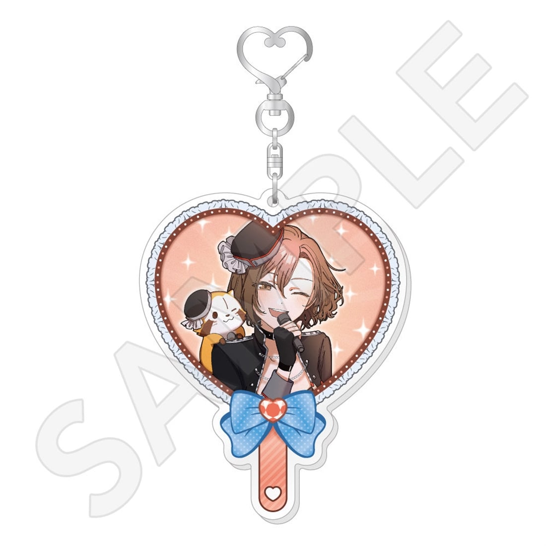 初音ミク×ラスカル 2026 うちわ型アクリルキーホルダー MEIKO: グッズ