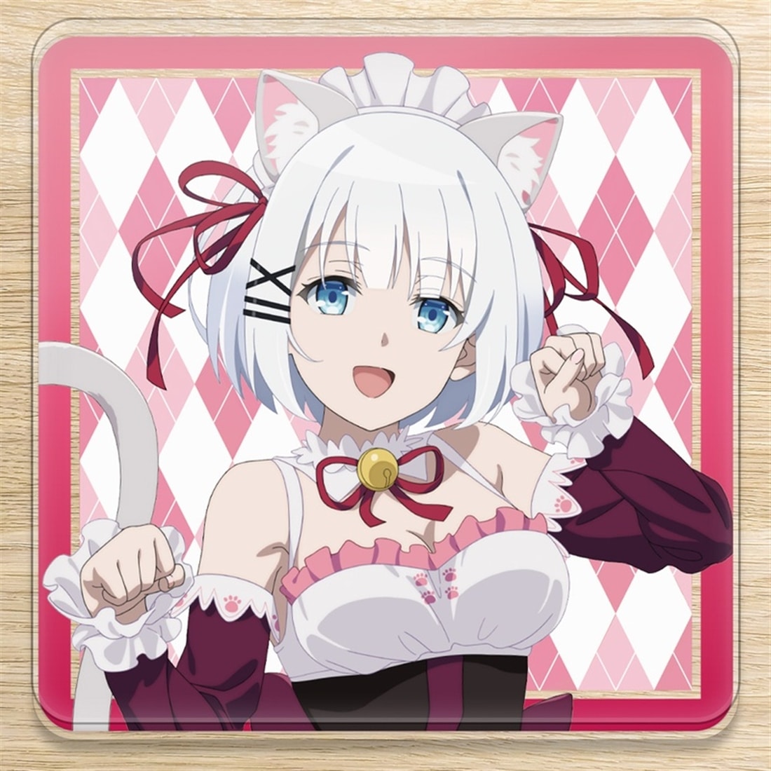 KADOKAWA『探偵はもう、死んでいる。』　シエスタ 猫耳メイドver. 探偵はもう、死んでいる。 アクリルコースターB ［シエスタ 猫耳メイド