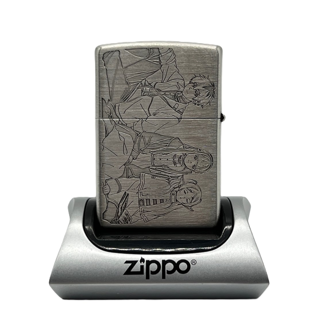 おぽぽページ 葬送のフリーレン Zippo(シルバー)(シルバー): グッズ・文具