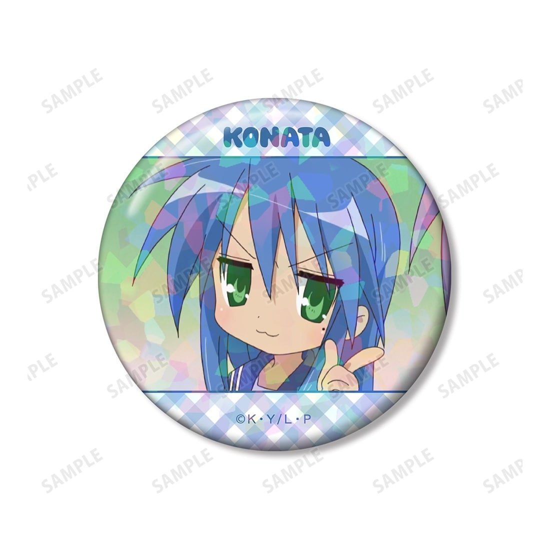 らき☆すた 泉こなた 場面写ホログラム缶バッジ3個セット: グッズ