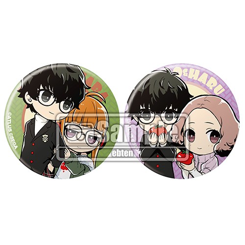 ペルソナ5 みんなで作る調査報告書 vol.1 ツーショット 缶バッジ