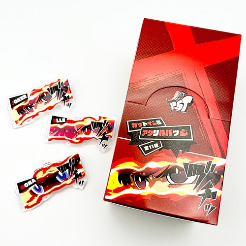P5T ペルソナ5タクティカ カットインアクリルバッジ P5T カットイン風アクリルバッジ(単品)(単品 ※ランダム): グッズ・文具