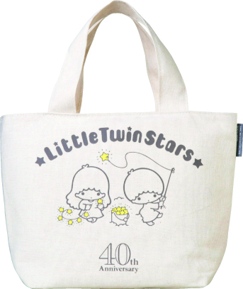プレミアム原画ポーチ　ミニバケツトート　４０周年記念チャームつき ＬｉｔｔｌｅＴｗｉｎＳｔａｒｓ　４０ｔｈ　アニバーサリーブック