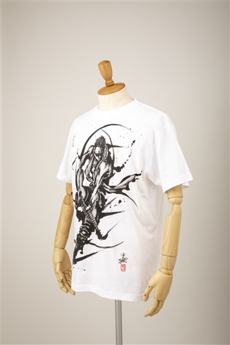 長渕剛 武人画Tシャツ  「疾風風神ノ図」（S）