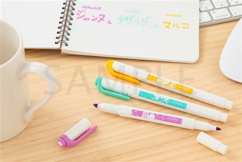 SHAMAN KING マイルドライナー3色セット<ジャンヌ＆リゼルグ＆マルコ>