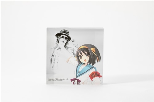 ROLAND×「涼宮ハルヒ」シリーズ　アクリルブロック（ROLAND直筆サインなし）