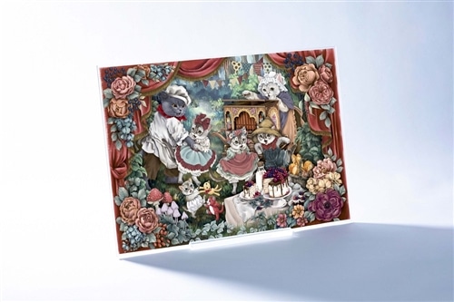 春夏秋冬 おしゃまな猫の物語』アクリル複製原画パネル: その他グッズ