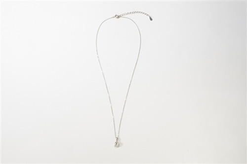 心理カウンセラーmasa　たまちゃん言霊ネックレス　10金　立体　ホワイトゴールド