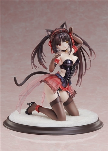 【中古】デート・ア・ライブ 時崎狂三 猫耳Ver. デート・ア・バレット』原作版 時崎狂三 猫耳ver. 1/7 完成品