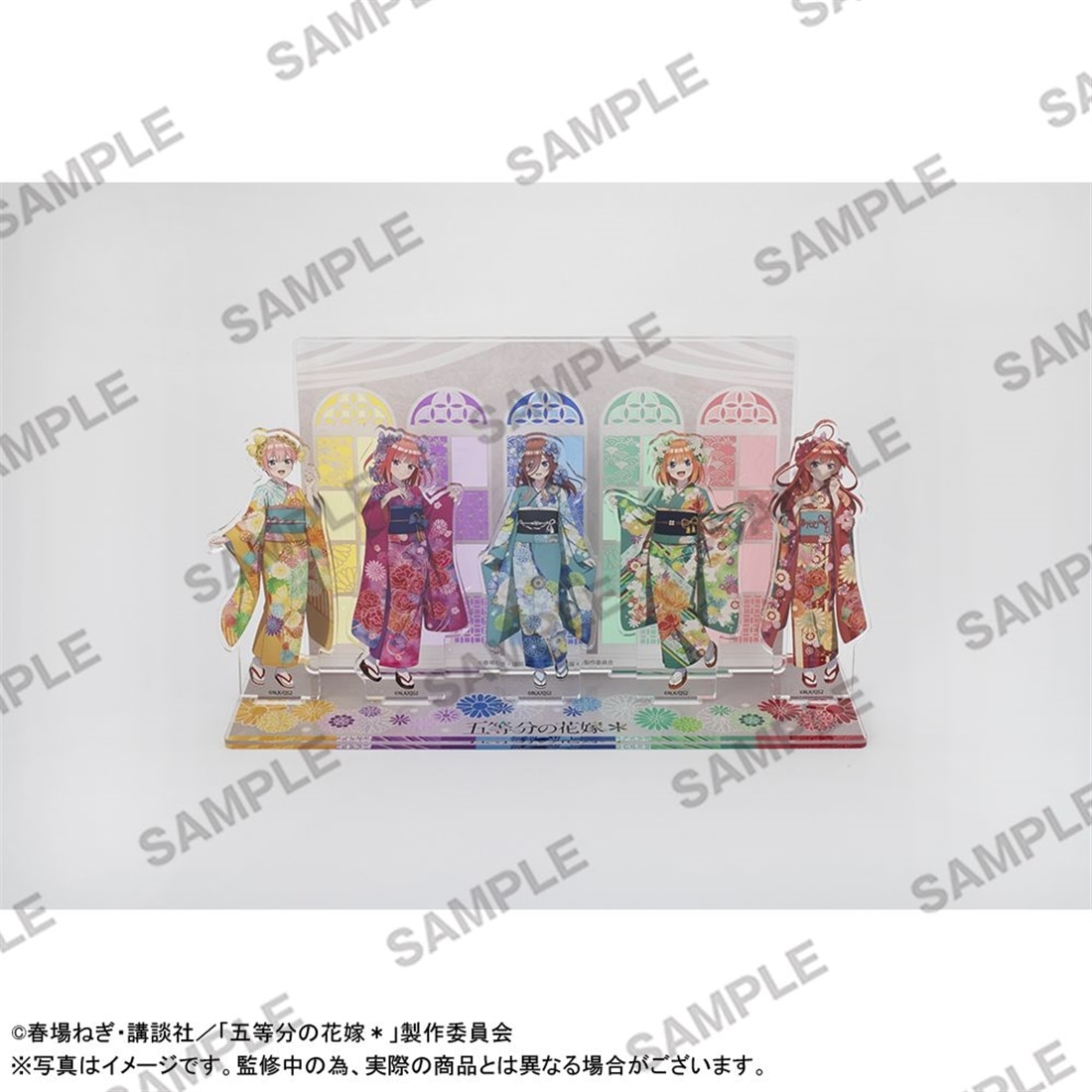 まお　904045 サイドアクリル 五等分の花嫁＊」アクリルジオラマ 振袖Ver.: グッズ・文具 | カドスト