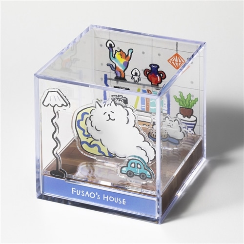 ごろごろにゃんすけ アクリルジオラマキューブ ふさおの部屋: その他