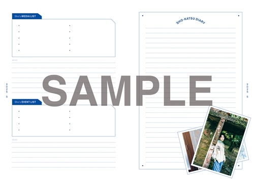 「Sho Nishigaki Calendar 2025」グッズ　ハードカバースケジュール帳 Gray ver.