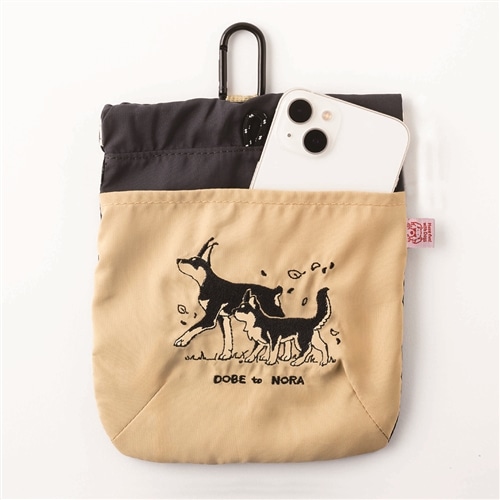 ドベとノラ　おさんぽポーチ