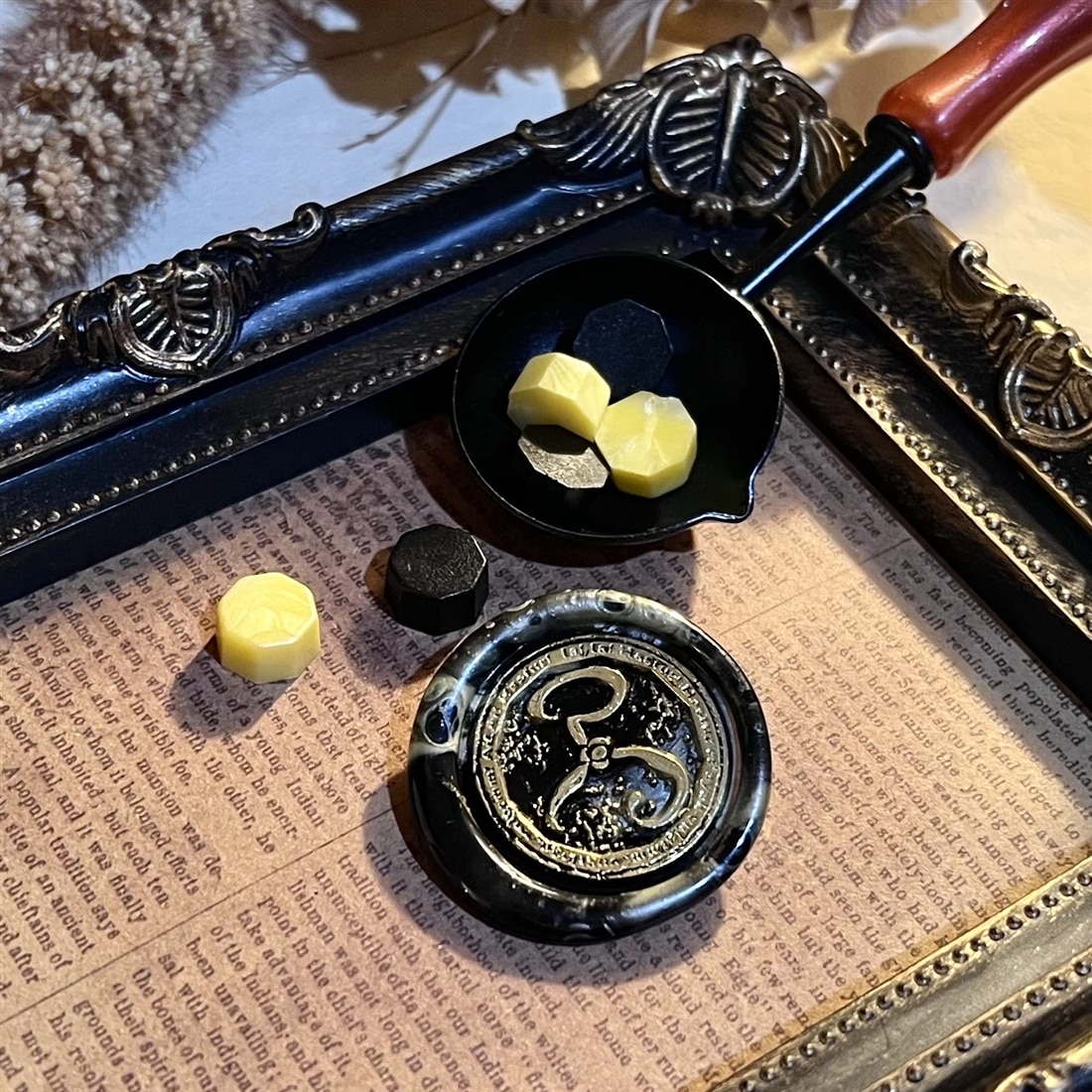 蜜蝋封印セット2（イエローサイン）: グッズ・文具 | カドスト