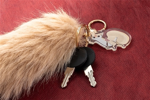 モナカのふわふわしっぽキーホルダー: その他グッズ | カドスト