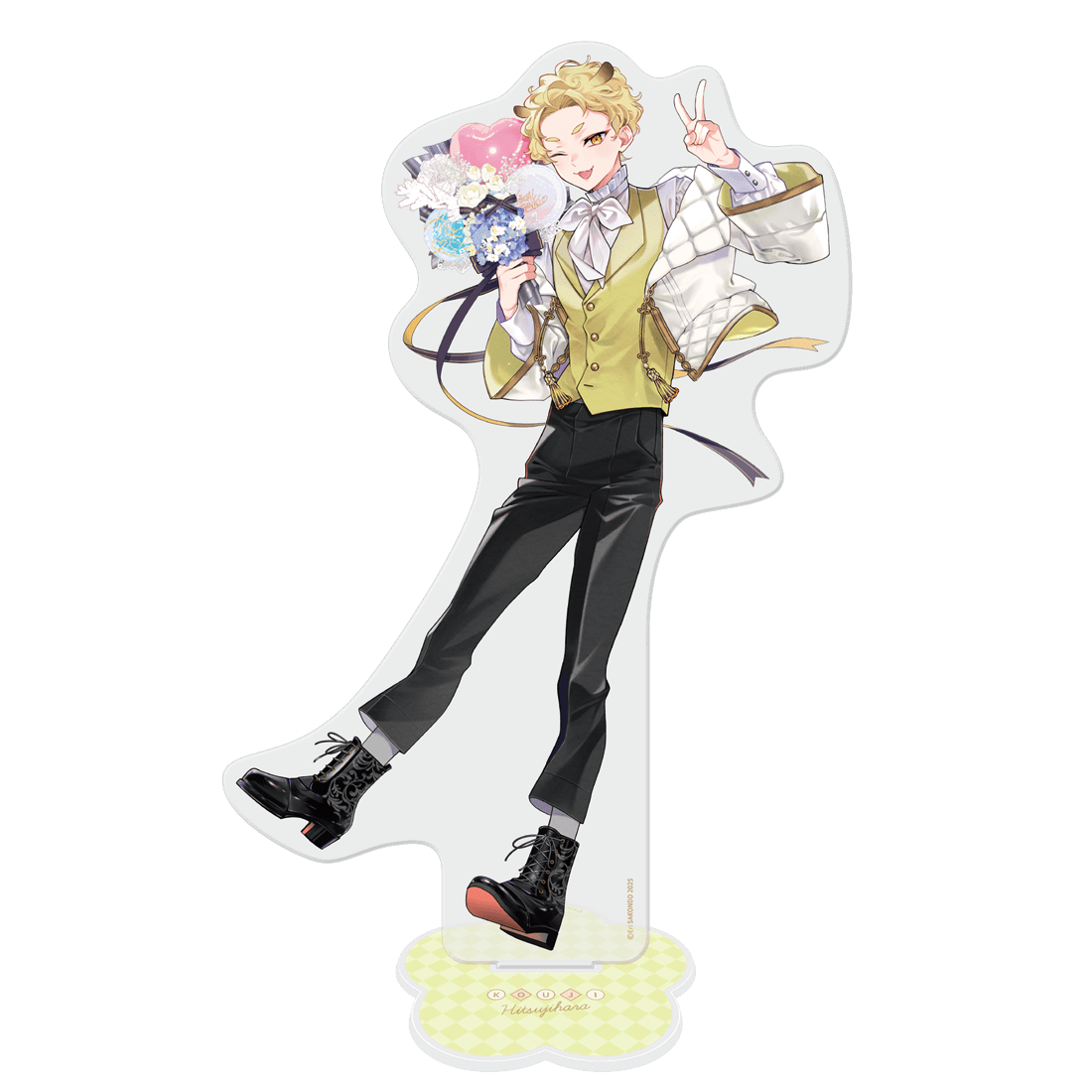 桃組プラス戦記 ビッグアクリルスタンド 羊原 こうじ: グッズ・文具