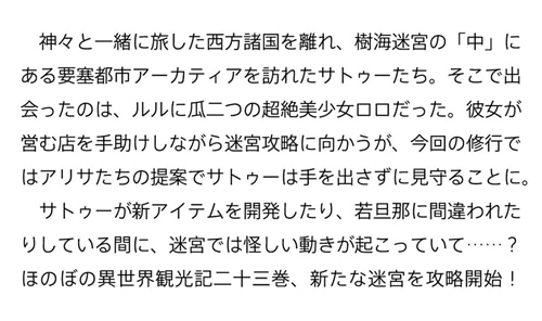 デスマーチからはじまる異世界狂想曲　23