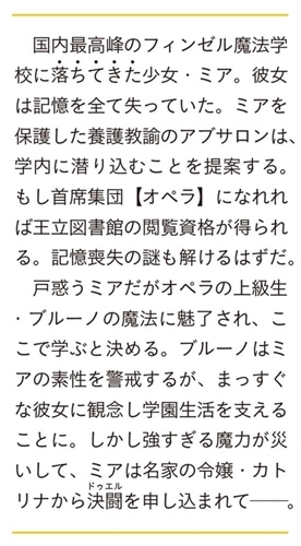 トーアの魔法使い 魔法学校と呪いの少女