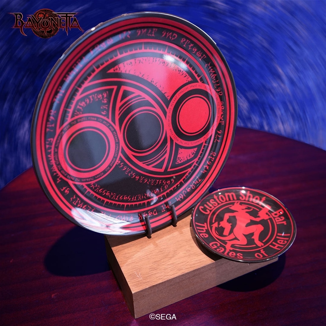 ベヨネッタ The Gates of Hell＆魔法陣 絵皿セット: グッズ・文具