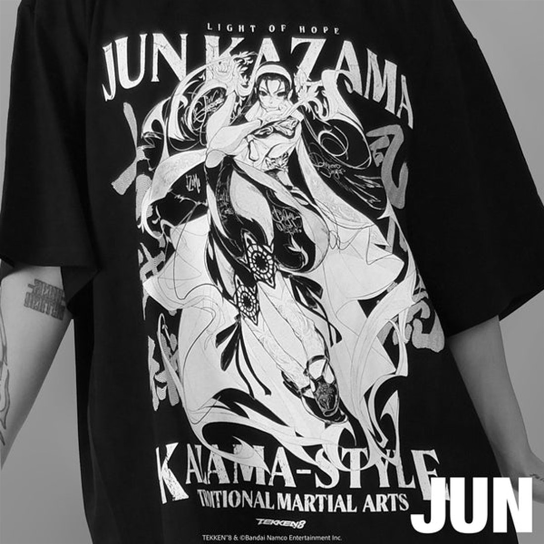 TEKKEN 8 いいじゃん全キャラTシャツ第二弾 Jun Kazama 【L】(L