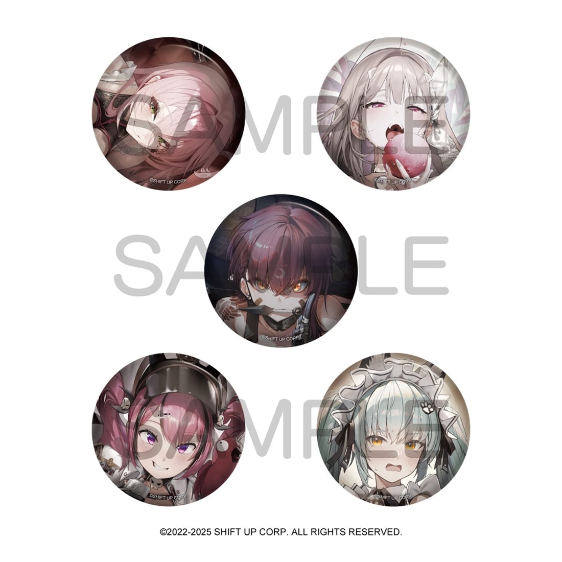 勝利の女神：NIKKE BURST COLLECTION缶バッジ Vol.8 【1BOX】: グッズ