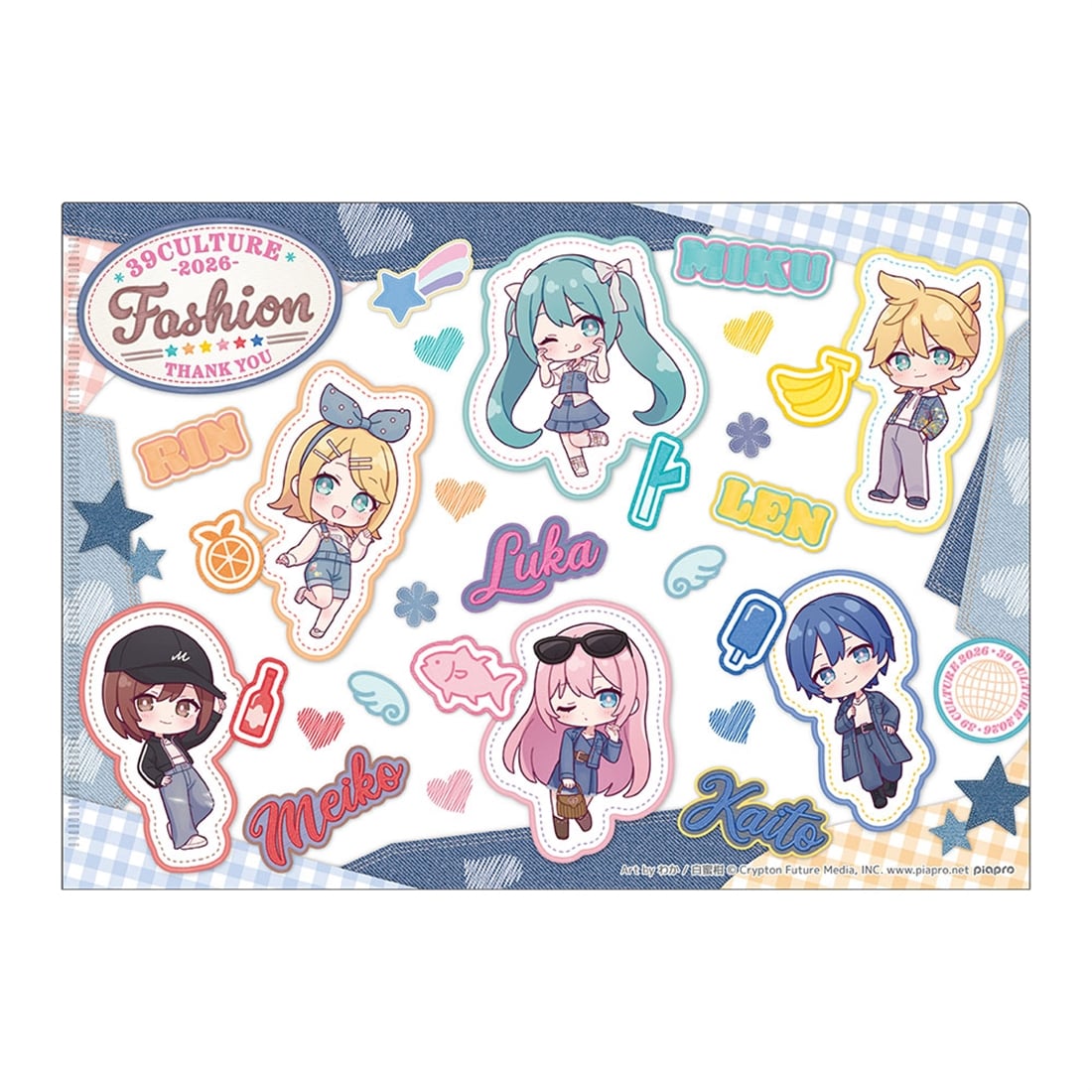 39Culture 2026 FASHION クリアファイル: グッズ・文具 | カドスト