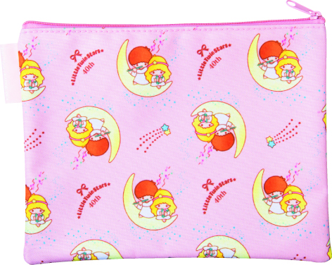 プレミアム原画ポーチ　ミニバケツトート　４０周年記念チャームつき ＬｉｔｔｌｅＴｗｉｎＳｔａｒｓ　４０ｔｈ　アニバーサリーブック