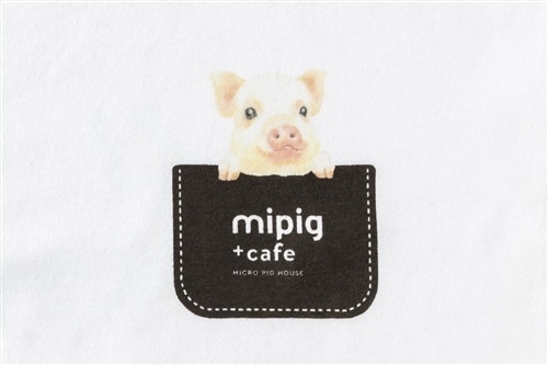 #大好きマイクロブタさん　ぽけっとピグシャツ　Lサイズ