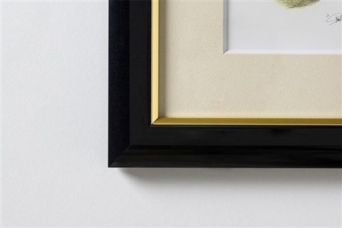 音海はる 出版記念複製原画 A4額装入り「朝焼け」（猫）: その他