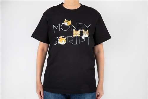 メンタリストDaiGo マネースクリプト猫Tシャツ ブラック L