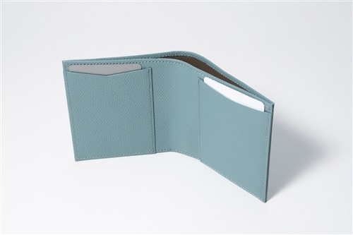 新色】nana MINI WALLET ブルーグレー×ダークグレージュ: その他グッズ
