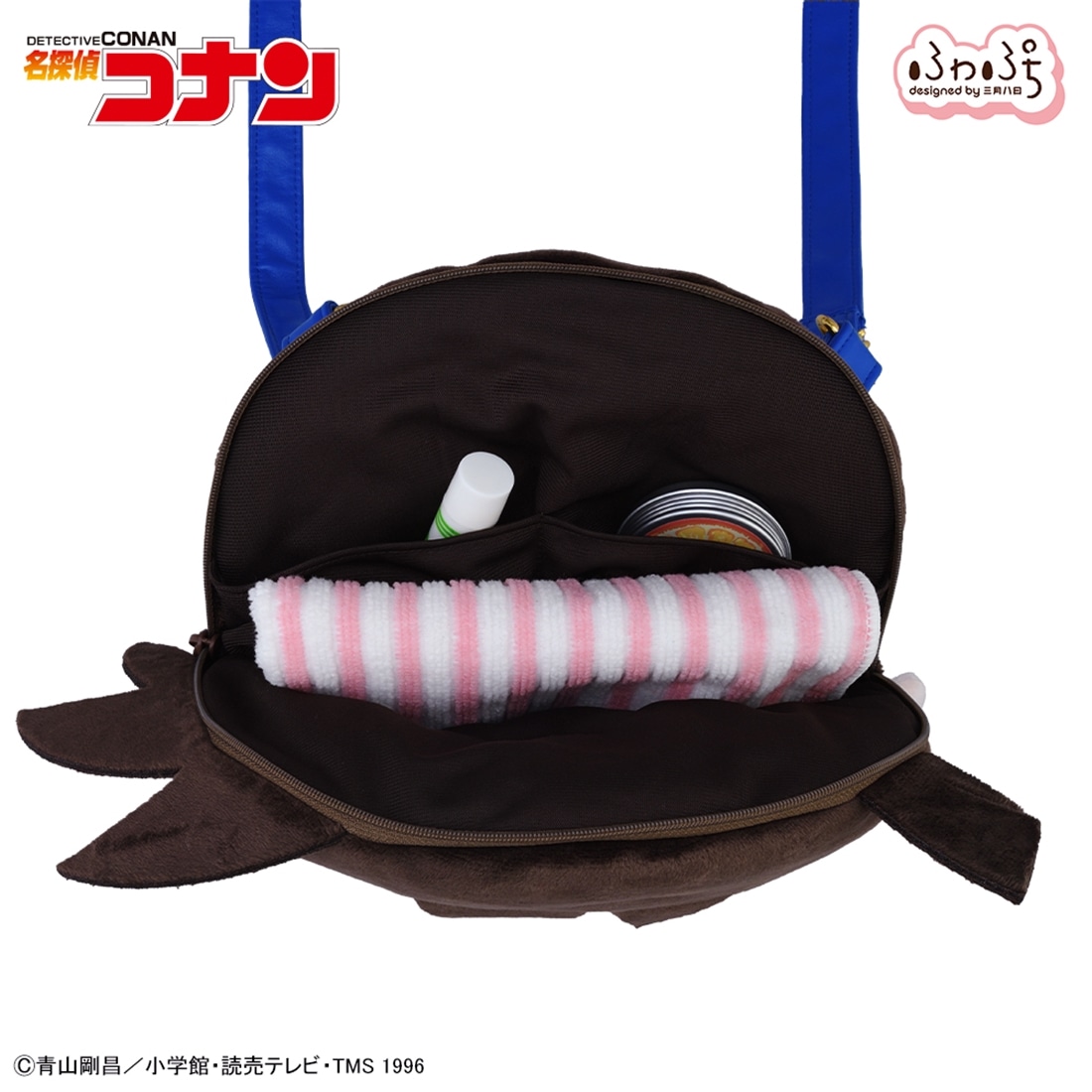 名探偵コナン 江戸川コナン ふわぷち フェイスショルダーバッグ（M