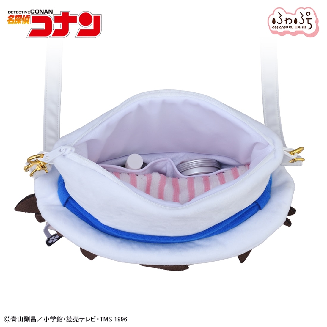 名探偵コナン 怪盗キッド ふわぷち フェイスショルダーバッグ（M