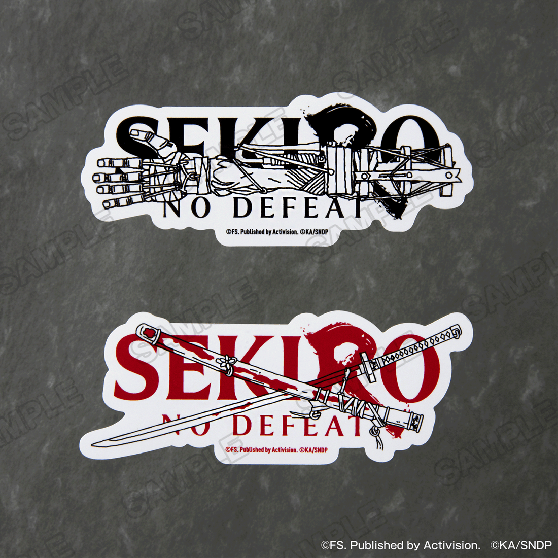 SEKIRO: NO DEFEAT』ステッカーセット: グッズ・文具 | カドスト