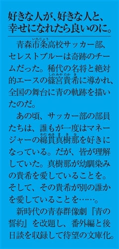 セレストブルーの誓約 市条高校サッカー部